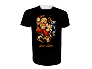 Lägg till namn Muay Thai Kick Boxing T-shirt : KNTSHCUST-0 24