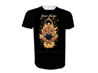 Lägg till namn Muay Thai Kick Boxing T-shirt : KNTSHCUST-025