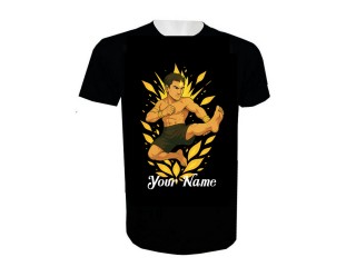 Lägg till namn Muay Thai Kick Boxing T-shirt : KNTSHCUST-026