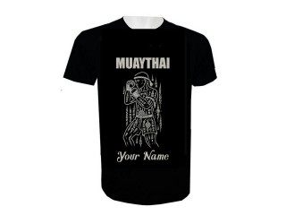 Lägg till namn Muay Thai Kick Boxing T-shirt : KNTSHCUST-028