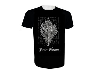 Lägg till namn Muay Thai Kick Boxing T-shirt : KNTSHCUST-030