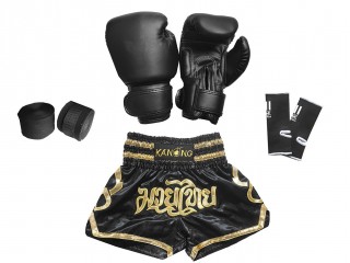 Muay Thai paket för Barn : 121-Svart