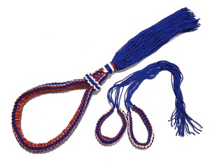 Mongkon Huvudband + Pra jiad armbands för Barn : RÖD-BLÅ-VIT
