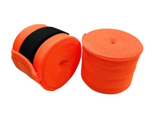 Elastiska Thai Boxning Handlindor da Kanong : KN-Handomslag-E-Orange