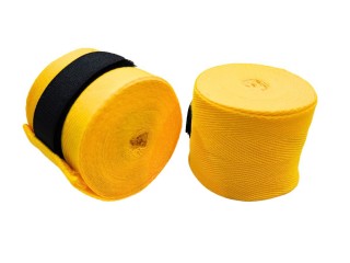Elastiska Thai Boxning Handlindor da Kanong : KN-Handomslag-E-Gul