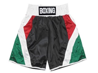 Personlig Boxningsshorts : KNBXCUST-2053-Svart-Grön-Röd