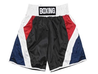 Personlig Boxningsshorts : KNBXCUST-2053-Svart-Navy-Röd