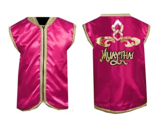 KANONG Muay Thai Boxning Hörnmanteljacka : KNCMJ-121-Rose