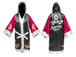 Kanong Skräddarsydd Boxningsrock : KNFIR-143-Rose-Black