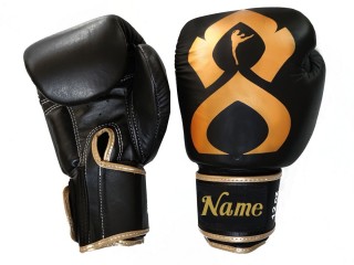 Personliga Muay Thai-handskar i äkta läder : KNGCUST-R-421