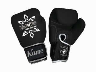 Personliga Muay Thai-handskar i äkta läder : KNGCUST-R-426