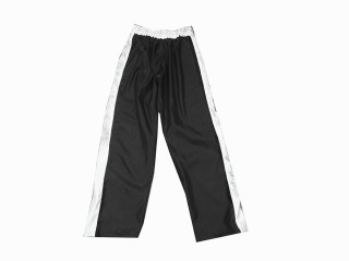 Personlig kickboxningsbyxor : KNPANTS-004-Retro-Svart