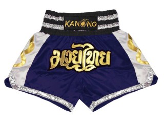 KANONG Muay Thai Shorts Sverige : KNS-141-Marine