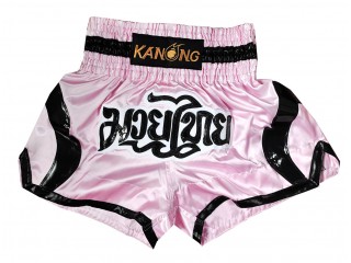 KANONG Muay Thai Shorts Sverige : KNS-144-Rosa