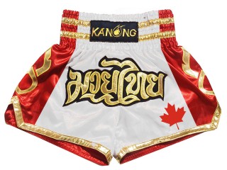 Personlig Thaiboxnings Shorts : KNSCUST-1261-Kanada
