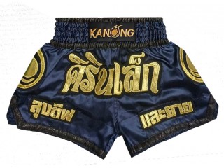 Personlig Thaiboxnings Shorts : KNSCUST-1274-Marine