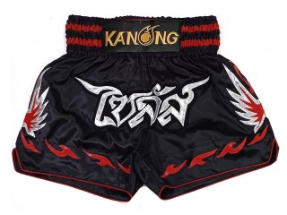 Personlig Thaiboxnings Shorts : KNSCUST-1285-Svart