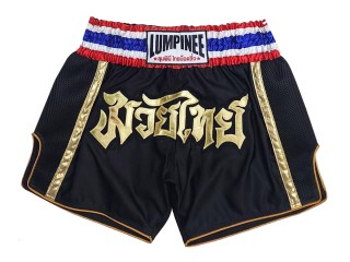 Lumpinee Muay Thai Shorts : LUMRTO-006-Svart