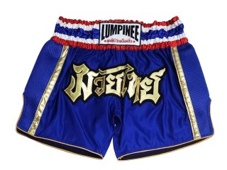 Lumpinee Muay Thai Shorts : LUMRTO-006-Blå