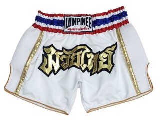 Lumpinee Muay Thai Shorts : LUMRTO-006-Vit