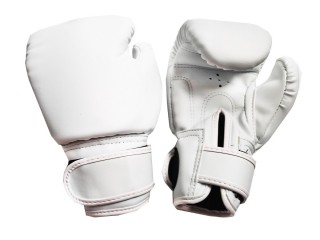 Kanong Muay Thai Boxningshandskar barn : Vit