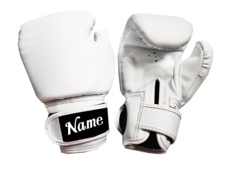 Personliga Muay Thai-handskar för barn : KNGCUST-KIDS-439 Vit