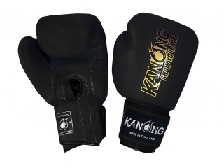 Kanong Muay Thai Boxning handskar : "Simple" Svart