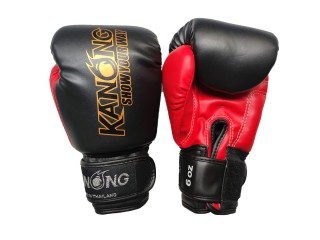 Kanong Muay Thai Boxningshandskar barn : Svart 2-6 oz.