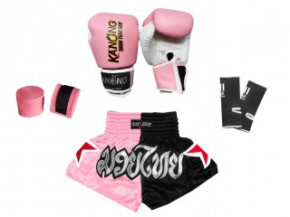 Muay Thai paket för Barn : Ljusrosa