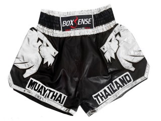 Boxsense Muay Thai Shorts : BXS-303 Svart Lions