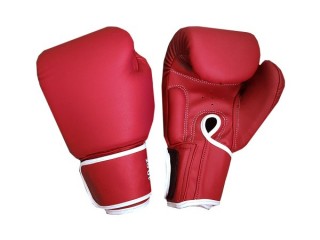 Kanong Muay Thai Thaiboxning handskar : "Classic" Röd