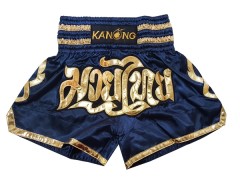 KANONG Muay Thai Shorts Sverige : KNS-121-marinblå