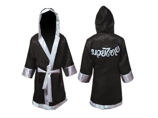 Kanong Muay Thai Fight Robe : Svart