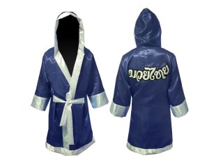 Kanong Muay Thai Fight Robe : marinblå