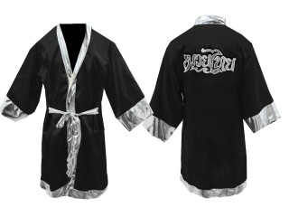 Kanong Muay Thai Fight Robe : KNFIR-125-Svart