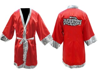 Kanong Muay Thai Fight Robe : KNFIR-125-röd