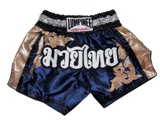 Lumpinee Muay Thai Shorts : LUM-043-Mörkblå