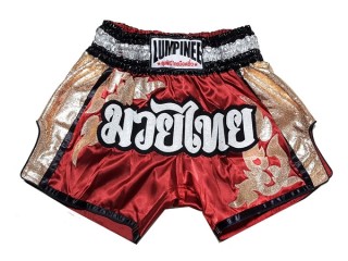 Lumpinee Muay Thai Shorts : LUM-043-röd