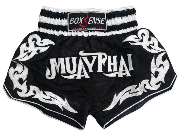 Boxsense Muay Thai Shorts : BXS-076-svart