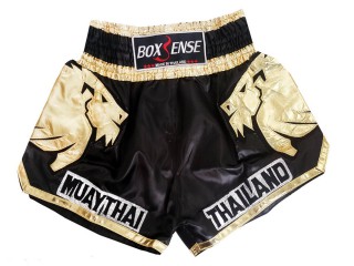 Boxsense Muay Thai Shorts för barn : BXS-303-Guld