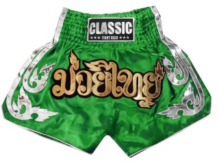 Classic Thaiboxningsshorts : CLS-015-grön