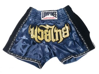 Retro Lumpinee Thaiboxningsshorts : LUMRTO-003-marin