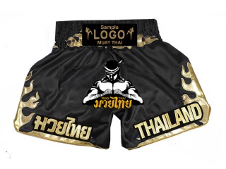 Personlig  Muay Thai Shorts Thaiboxningsshorts med anpassad broderilogotyp
