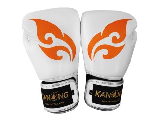 Kanong Boxningshandskar i mikrofiber : Vingar - Vit
