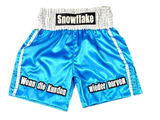 Personlig Boxningsshorts : KNBXCUST-2071-Blå klar
