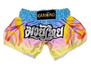Retro Kanong Muay Thai Shorts Sverige : KNSRTO-508