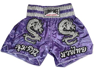 Lumpinee Thaiboxningsshorts : LUM-038-Lila