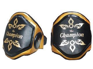 Anpassningsbart Champion-bälte i Muay Thai-läder