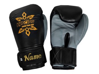Personliga Muay Thai-handskar i äkta läder : KNGCUST-R-416