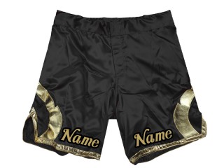 Anpassa MMA-shorts lägg till namn eller logotyp: Svart